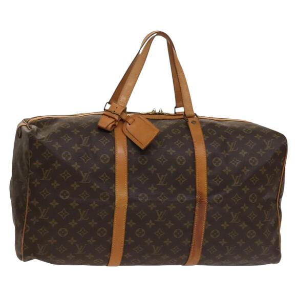 LOUIS VUITTON Monogram Sac Spool 55 Boston Bag M41622 - Picture 1 of 16